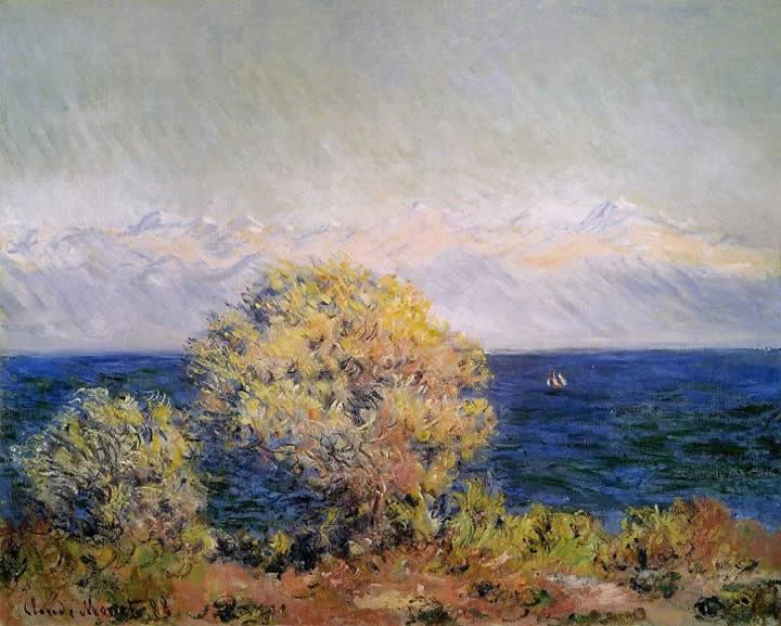 Claude Monet At Cap d'Antibes Mistral Wind